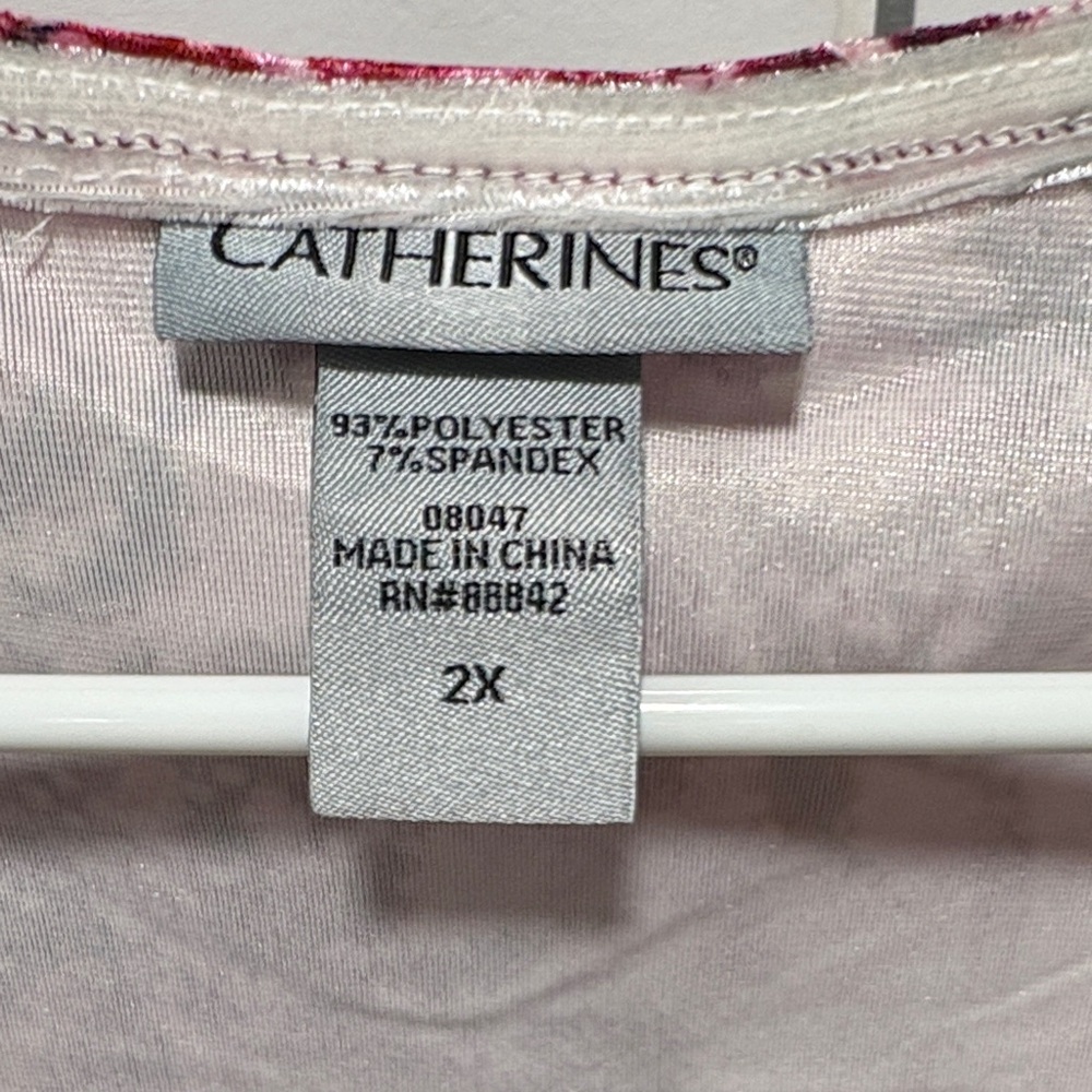 Catherines Pink and Purple Patterned Tunic - Picture 2 of 7